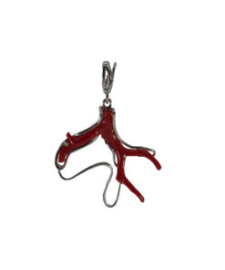 Silver-mounted coral branch: pendant Made in Italy Price: £75