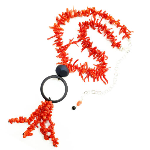 Necklace made of coral