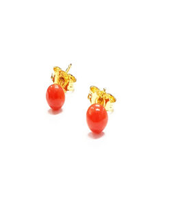 Coral earrings