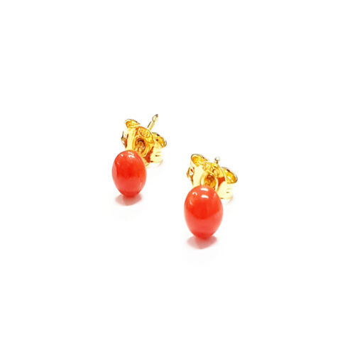 Coral earrings