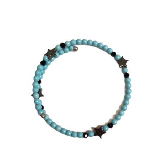 Turquoise paste bracelet