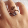 Bronze Ring Butterfly,Butterfly Ring, Butterfly,jewel Butterfly,Bronze Ring,Minimal Ring, little ring,exclusive rink , bronze jewel,made in Italy,adjustable ring