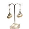 Earrings Shell Turbo with silver 925 bath, earrings with shell, jewels of sea