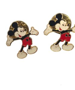 Silver 925 mickey mouse vintage pin, pin for men , pin for jacket , mickey mouse pin,