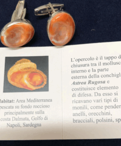 Italian Handcrafted 925 Sterling Silver Cufflinks with Eye of Saint Lucia