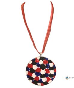 Exclusive Hand-Painted Mother-of-Pearl Pendant by Roberto Rovirò ,exclusive for Sea Twinkles