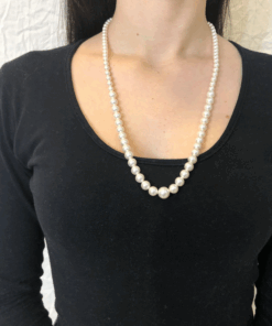 Necklace with Fresh Pearls