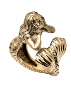 Ring with mermaid, mermaid ring , adjustable ring , jewel of sea, mermaid jewels, adjustable ring, ring of sea,italian jewelry