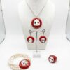 Pulcinella Cameo Pearl Bracelet, Hand Carved Cameo, Red Coral Paste Bracelet, Italian Handmade Jewelry, Neapolitan Artisan Gift