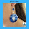 Handmade Capri Blue Grotto Mother-of-Pearl Drop Earrings – Sterling Silver, Italian Craftsmanship